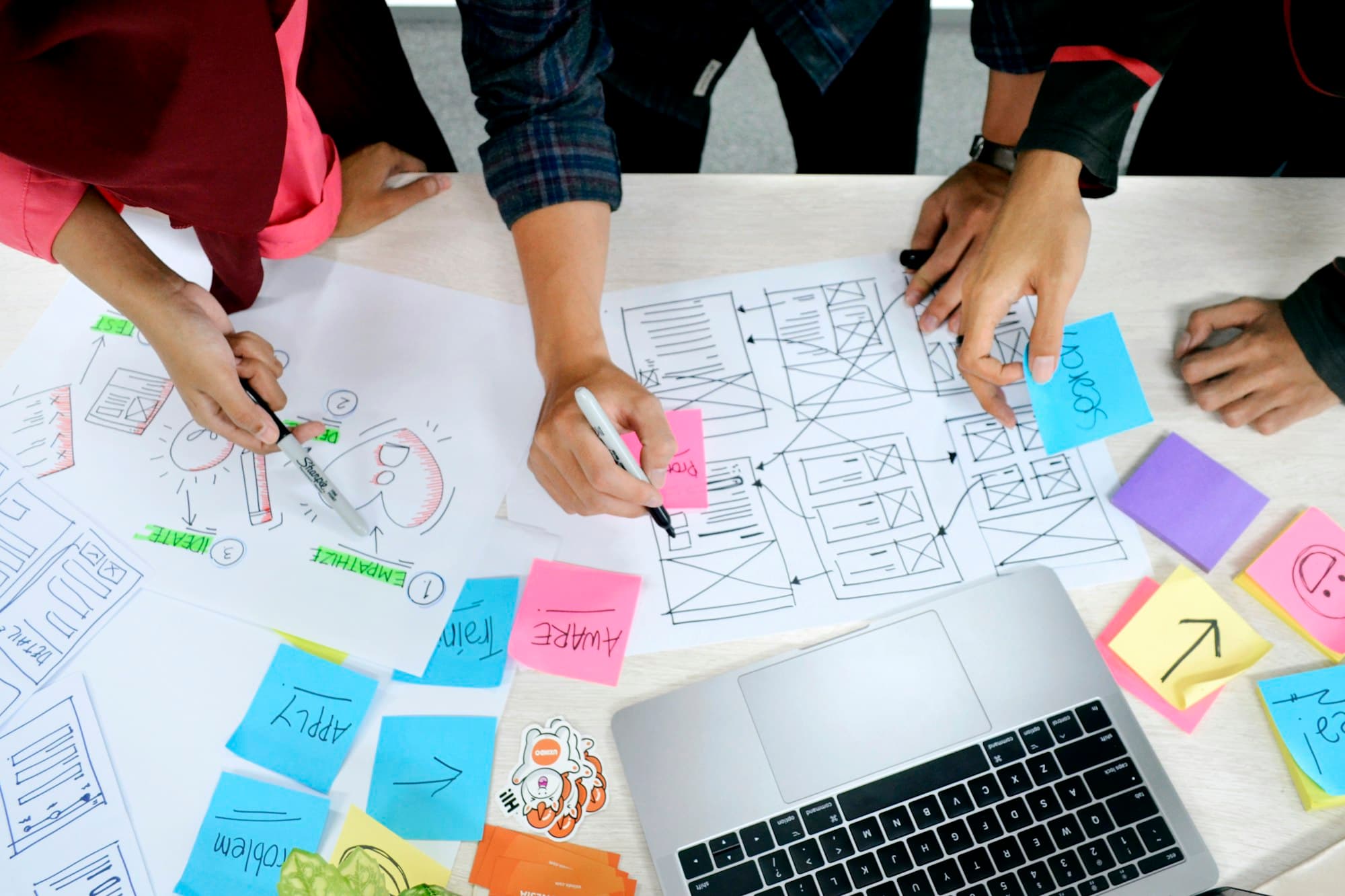 How I anchored a UX audit to four named laws — and what each one fixed hero